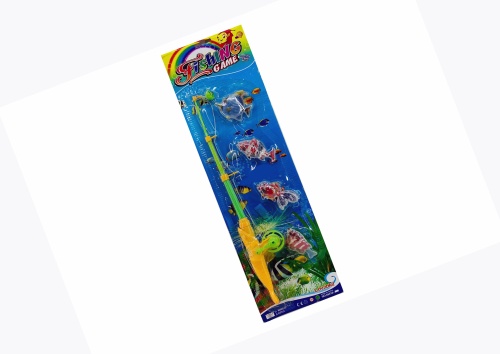 Настольная игра-рыбалка "FISHING GAME" 66618, спиннинг + 4 рыбки, на блистере 51х15 см фото 3