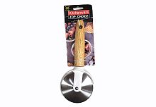 Нож для нарезки пиццы KITCHENWARE TOP CHOICE, деревянная ручка, 20 см 