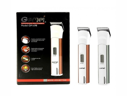 Триммер машинка для стрижки волос Gemei Professional Hair Trimmer GM-698 аккумуляторный фото 5