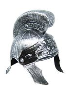 Шлем римского легионера с нащечниками, серебристый, размер 58
