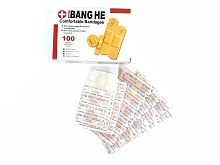 Набор пластырей водонепроницаемых BANG HE Comfortable Bandages, 100 штук в упаковке