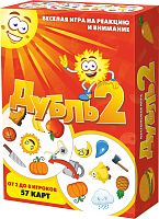Карточная настольная игра "Дубль 2" 6+