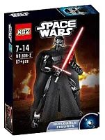 Конструктор KSZ SPACE WARS Кайло Рен 26 см, 606-2, 87 деталей