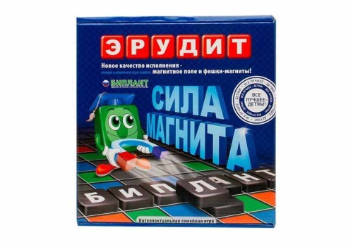 Настольная игра "ЭРУДИТ. СИЛА МАГНИТА"  