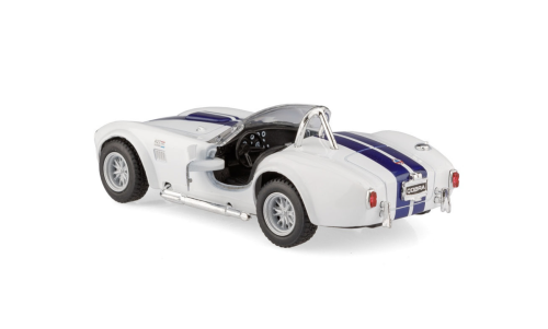 Машина модель Shelby Cobra 427 s/c 1965 1:32 металлическая, белая фото 4