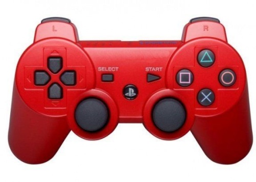 Джойстик PS 3 Controller Wireless Dual Shock RED  фото 3