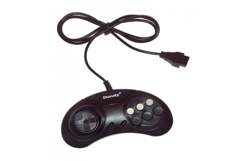 Джойстик 8bit Controller (форма Sega) 15р BLACK широкий разъем, черный Джойстик 8bit Controller (форма Sega) 15р BLACK широкий разъем, черный