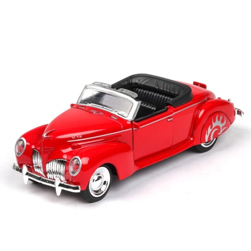 Машина Lincoln Zephyr retro металлическая, 1:38, свет, звук фото 2