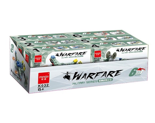 Конструктор MINGDI WARFACE "Оружие войны 4в1" K032, 64-66 деталей 12 шт/уп фото 10