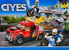 Конструктор Cities "Побег на буксировщике" 20655, 144 детали