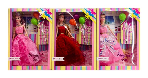 Кукла Beautiful Girls в платье с короной и воздушными шариками, 30 см фото 2 Кукла Beautiful Girls в платье с короной и воздушными шариками, 30 см фото 2