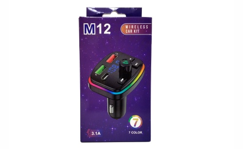 FM-модулятор M12 CAR MP3 Wireless Car Kit 3.1A фото 7