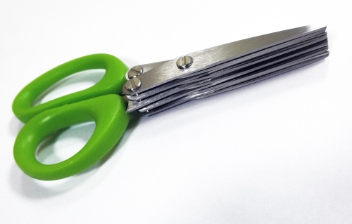 Ножницы кухонные для нарезки зелени HERB SCISSORS KITCHEN 5 лезвий, длина 13,5 см фото 6