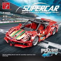 Конструктор TLG Техник SUPERCAR «Автомобиль Ferrari F40» T3004, 419 деталей 