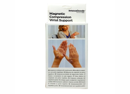 Магнитная компрессионная повязка для запястья (бандаж) Magnetic Compression Wrist Support  фото 5