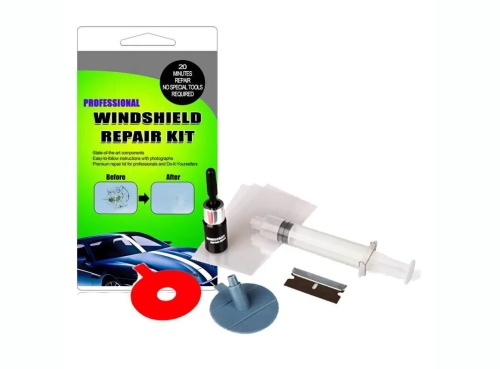 Ремонт сколов на лобовом стекле автомобиля своими руками Professional Windshield REPAIR KIT фото 2