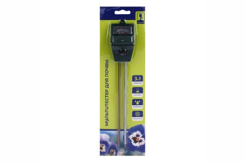 Мультитестер для почвы Садовый Inbloom 3 в 1, 26 х 6 х 3.5 см