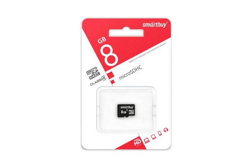 Карта памяти Smartbuy MicroSD 8Gb Class 4 без адаптера фото 2