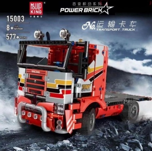 Конструктор Mould King Power Brick "Грузовик Transport Truck на Р/У и со сматрфона" 15003, 577 дет фото 5