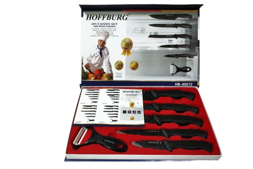 Набор кухонных ножей HOFFBURG KNIFE SET 6 предметов фото 4