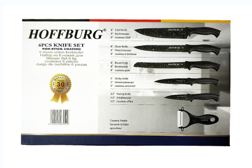 Набор кухонных ножей HOFFBURG KNIFE SET 6 предметов фото 6