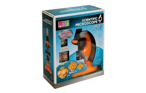 Микроскоп 100X, 400X, 1200X лабораторный SCIENTIFIC MICROSCOPE