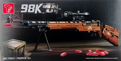 Конструктор TLG Снайперская винтовка 98K SNIPER RIFLE T2031, 903 детали