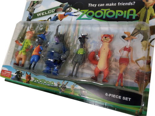 НАБОР Фигурок Зверополис ZOOTOPIA, 10 см, 6 штук на блистере фото 4