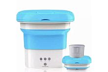Портативная мини-стиральная машина FOLDING WASHING MACHINE с силиконовым ведром