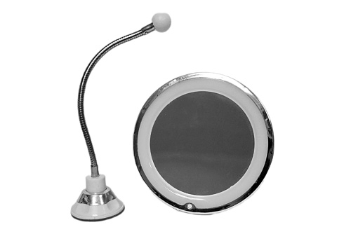 Зеркало с 10-кратным увеличением и подсветкой FLEXIBLE MIRROR 10x 7'' фото 5