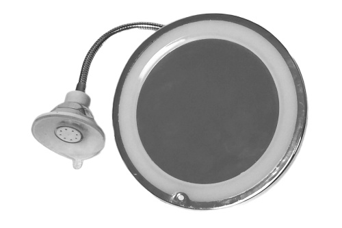 Зеркало с 10-кратным увеличением и подсветкой FLEXIBLE MIRROR 10x 7'' фото 3