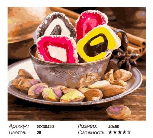 Картина по номерам Paintboy GX30420, холст на подрамнике, 40x50 см