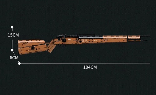 Конструктор TLG Снайперская винтовка 98K SNIPER RIFLE T2031, 903 детали фото 3