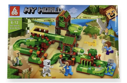 Конструктор 666 MY WORLD "Крипер: Оазис в пустыне" 66076, 510 деталей Конструктор 666 MY WORLD "Крипер: Оазис в пустыне" 66076, 510 деталей