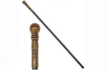 Трость складная бронзовая 07600, черная пластиковая, длина 100 см