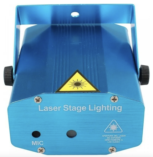 Лазерный проектор мини PM-17 Mini Laser Stage Lighting № 1  фото 4