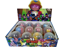 Фигурка 53 STARS (BRAWL STARS) В ЯЙЦЕ 6,5 х 6,5 см (12 шт/уп)