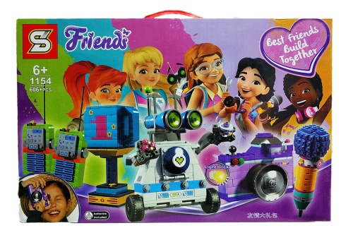Конструктор SZ FRIENDS " Шкатулка дружбы " 1154, 606 деталей