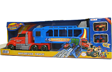 ВСПЫШ АВТОВОЗ MOTORIZED TRUCK 84*28*16 см + 2 машинки