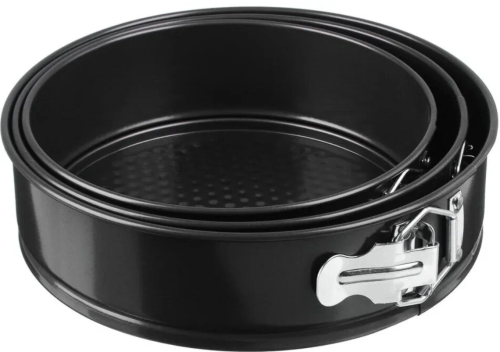 Набор форм разъемных для выпечки MRM 3PCS ROUND SHAPE CAKE MOULD, 3 шт Ø 24,26,28 см фото 3