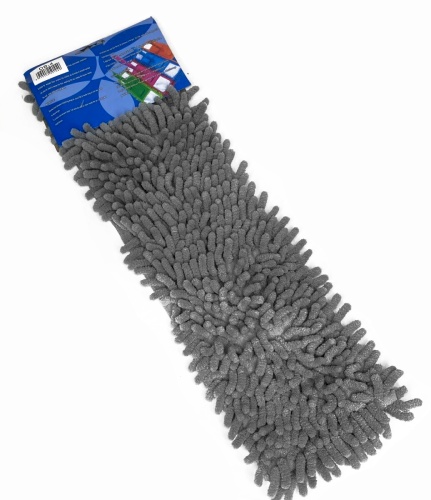 Насадка для швабры из микрофибры DB-4, серая, размер 40х10 см