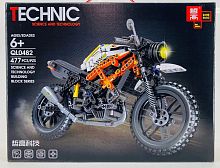 Конструктор QI ZHE GAO Technic "Мотоцикл MOTORCYCLE YAMAHA 45 SC Racing" QL0482, 477 деталей