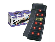 Массажный коврик MASSAGE Luxurios-Silky-quilted MAT, 9 режимов, 4 зоны, прогрев