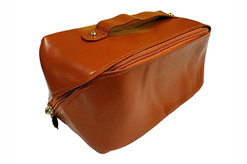 Сумочка-косметичка дорожная кожаная ROSE OF NE MAN'S LAND, на молнии