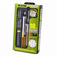 Набор для паяльных работ JIE LA HUA 1018, паяльник 60 Вт, 10 предметов