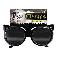 Очки Черная кошка BLACK CAT X78370, пластиковые, черные, размер 15*6 см