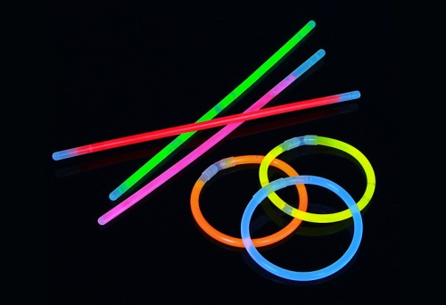 Палочки неоновые светящиеся, 0,5х20 см, 6 штук в пакете, 12/уп