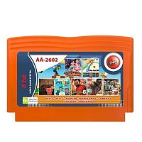 Картридж 8bit 7в1 AA-2602 М.К.5(30 р.)+M.K.3(28 p.)+TANK 90+MARIO BROS+CONTRA 6+ALADDIN+ARKANOID