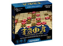 Настольная игра "Тафл" + шашки (Игры в дорогу) /36