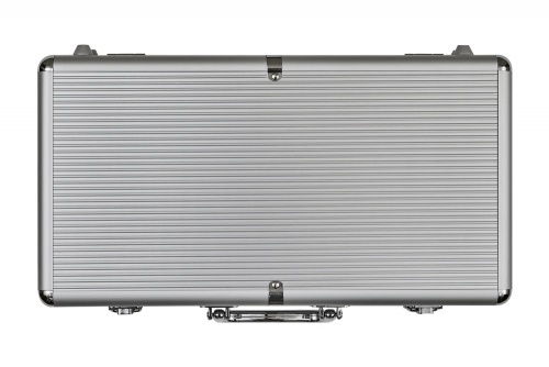 Набор для покера Nevada Jack POKER SET в алюминиевом кейсе, 300 фишек + 2 колоды + 5 кубиков фото 2 Набор для покера Nevada Jack POKER SET в алюминиевом кейсе, 300 фишек + 2 колоды + 5 кубиков фото 2